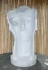 Artikelbild 3 des Artikels “Maske Mensch 01 (nach rechts geneigt) Original des Künstlers - 150cm Höhe - natur “